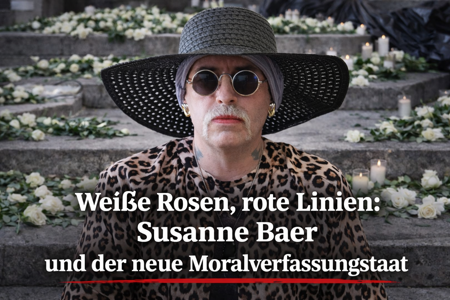 Weiße Rosen vor Gericht – Warnsignal oder Tabubruch?