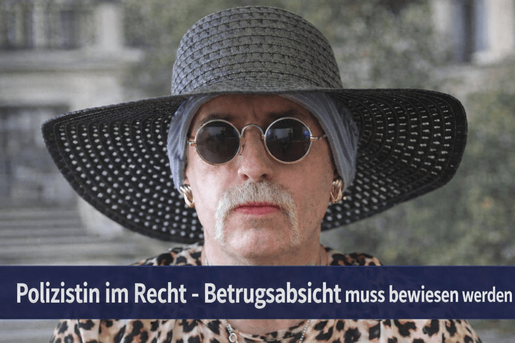 Polizistin im Recht: Betrugsabsicht muss bewiesen werden