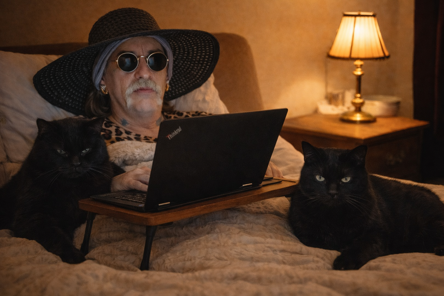 Katzenalbum #04 – Gleich 21 Uhr. Draußen -15 Grad.