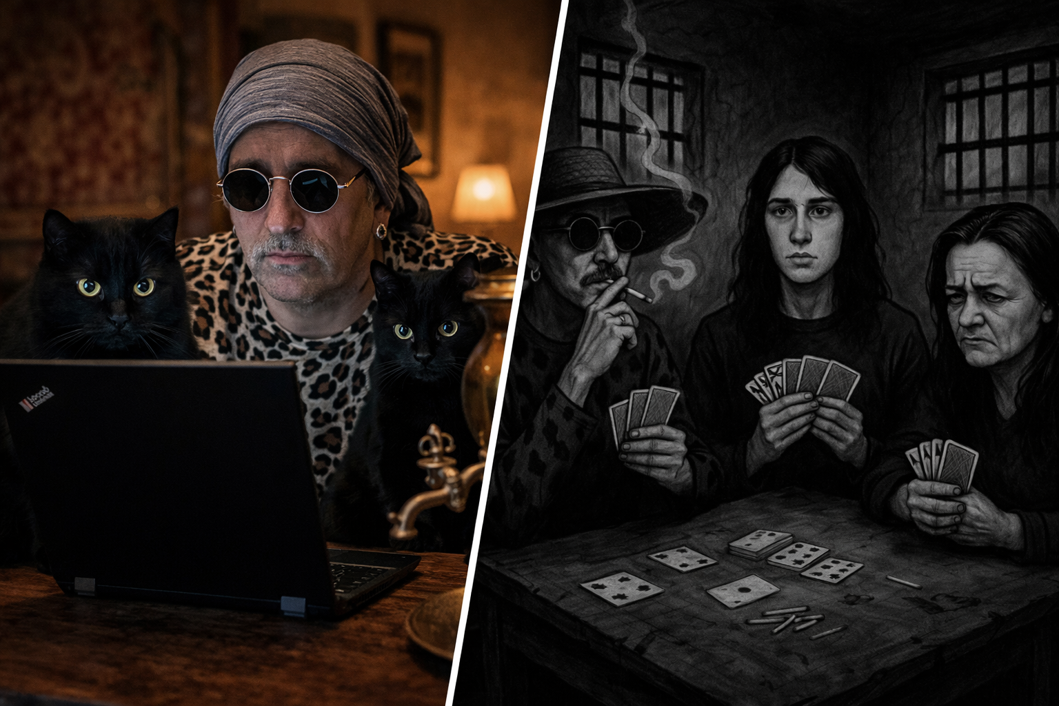 Katzenalbum #10 – Ihr entscheidet: Chemnitz-Grau oder Russland-Farben