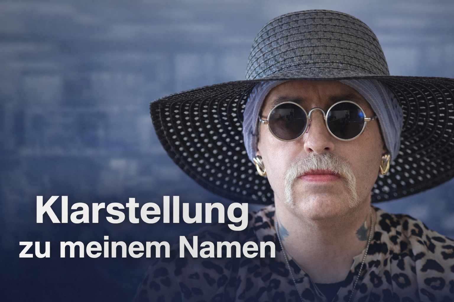Klarstellung zu meinem Namen