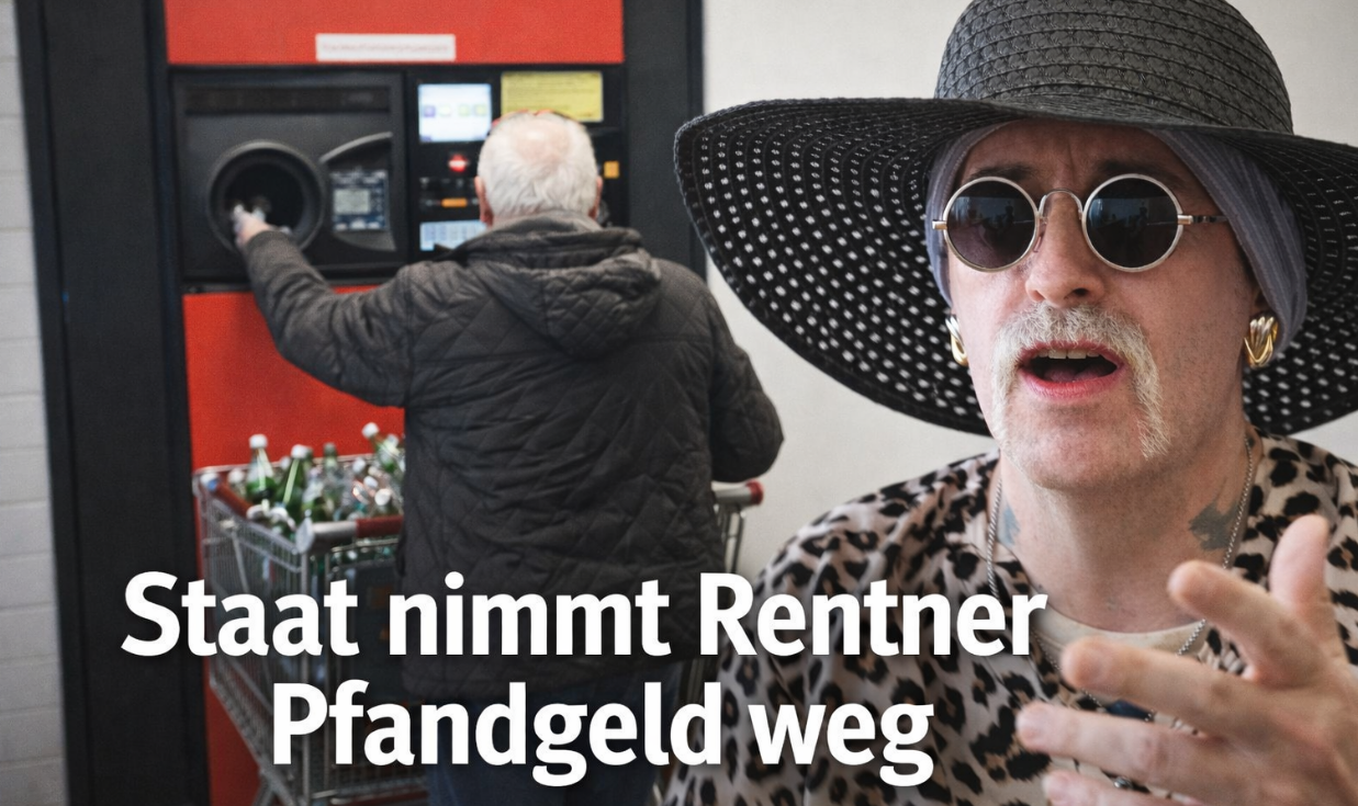 Staat nimmt Rentner das Pfandgeld weg