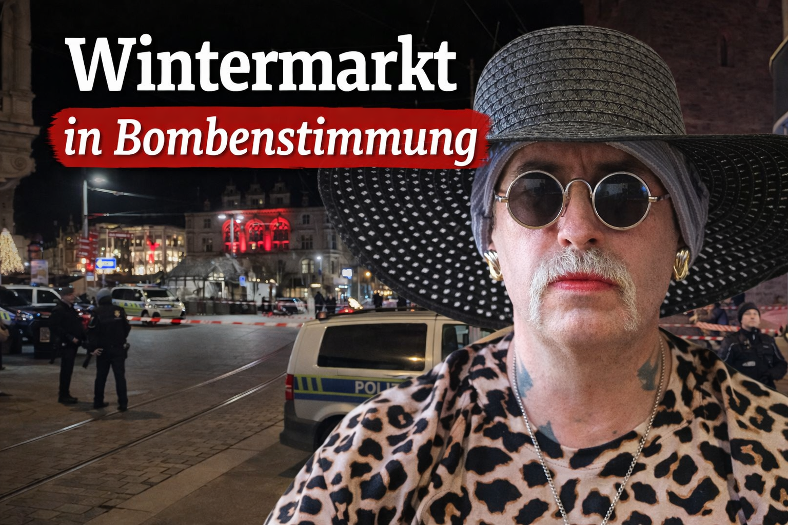 Halle: Wenn ein Koffer reicht, um eine Innenstadt lahmzulegen