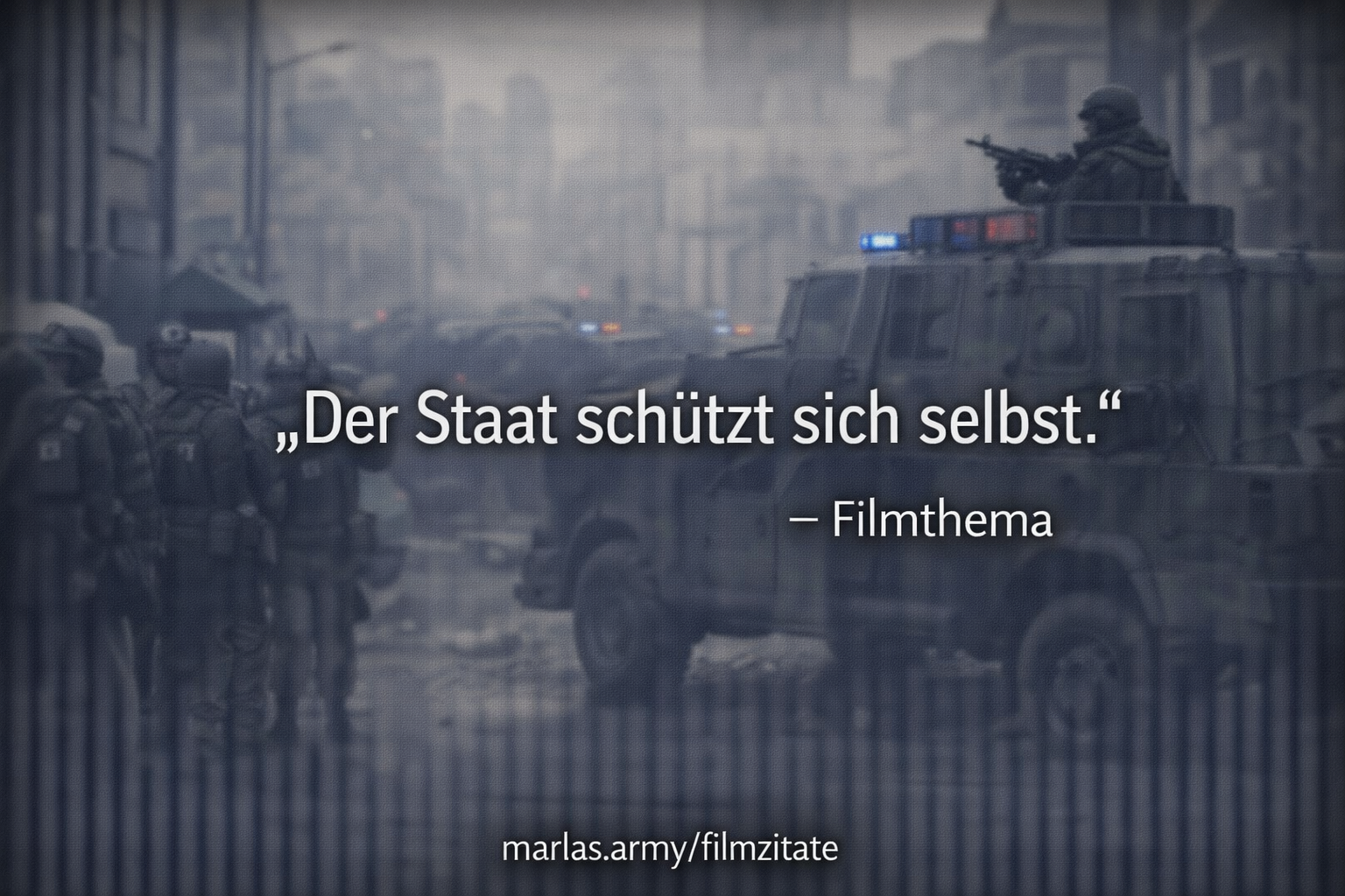 Der Staat schützt sich selbst, Filmzitat aus Children of Men