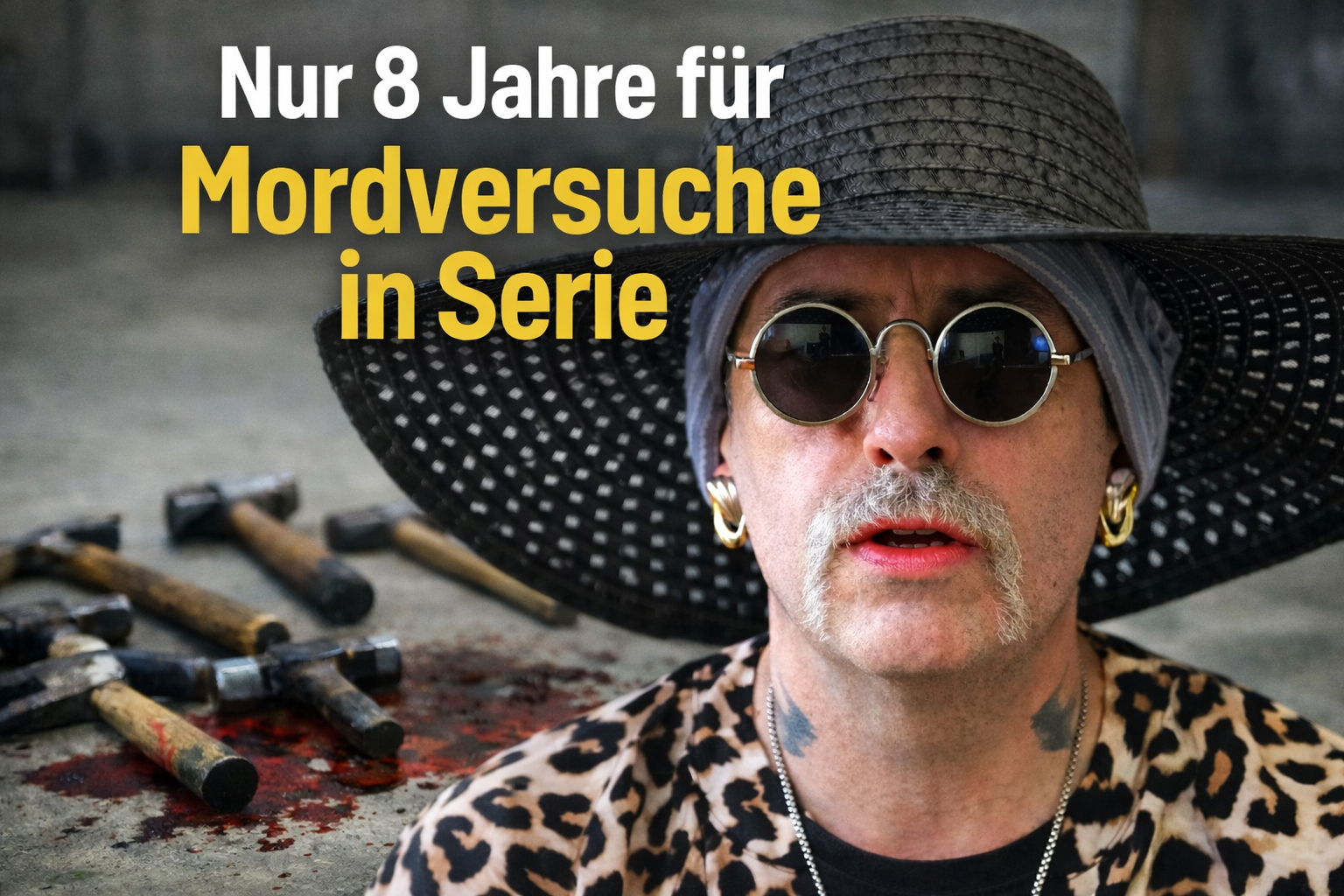 Nur 8 Jahre für Mordversuche in Serie