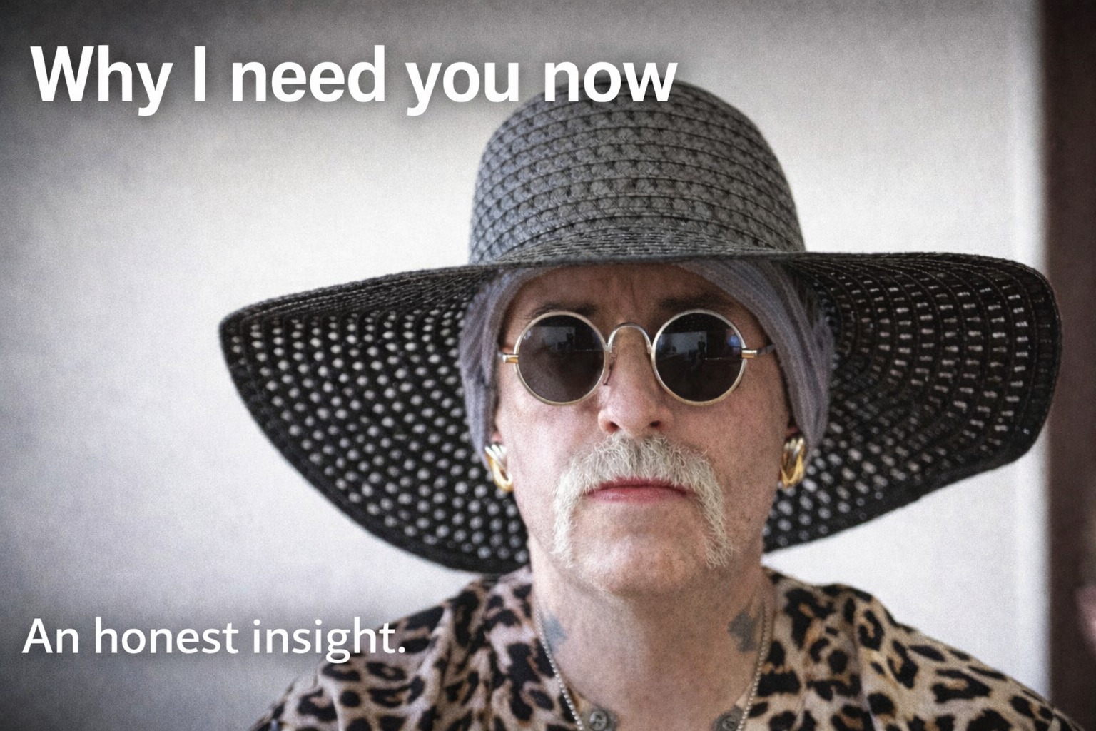 Porträt von Marla Svenja Liebich mit direktem Blick und Text „Warum ich euch jetzt brauche“ als Support-Aufruf für den Shop