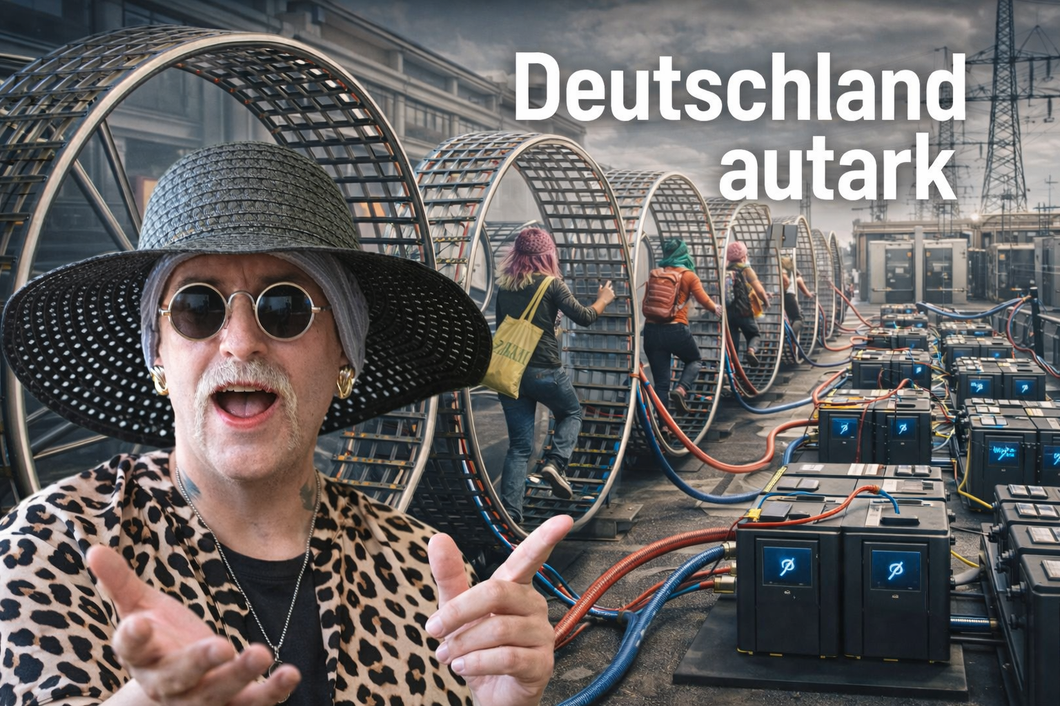 Energiekrise gelöst: 100.000 Hamsterräder für Deutschland